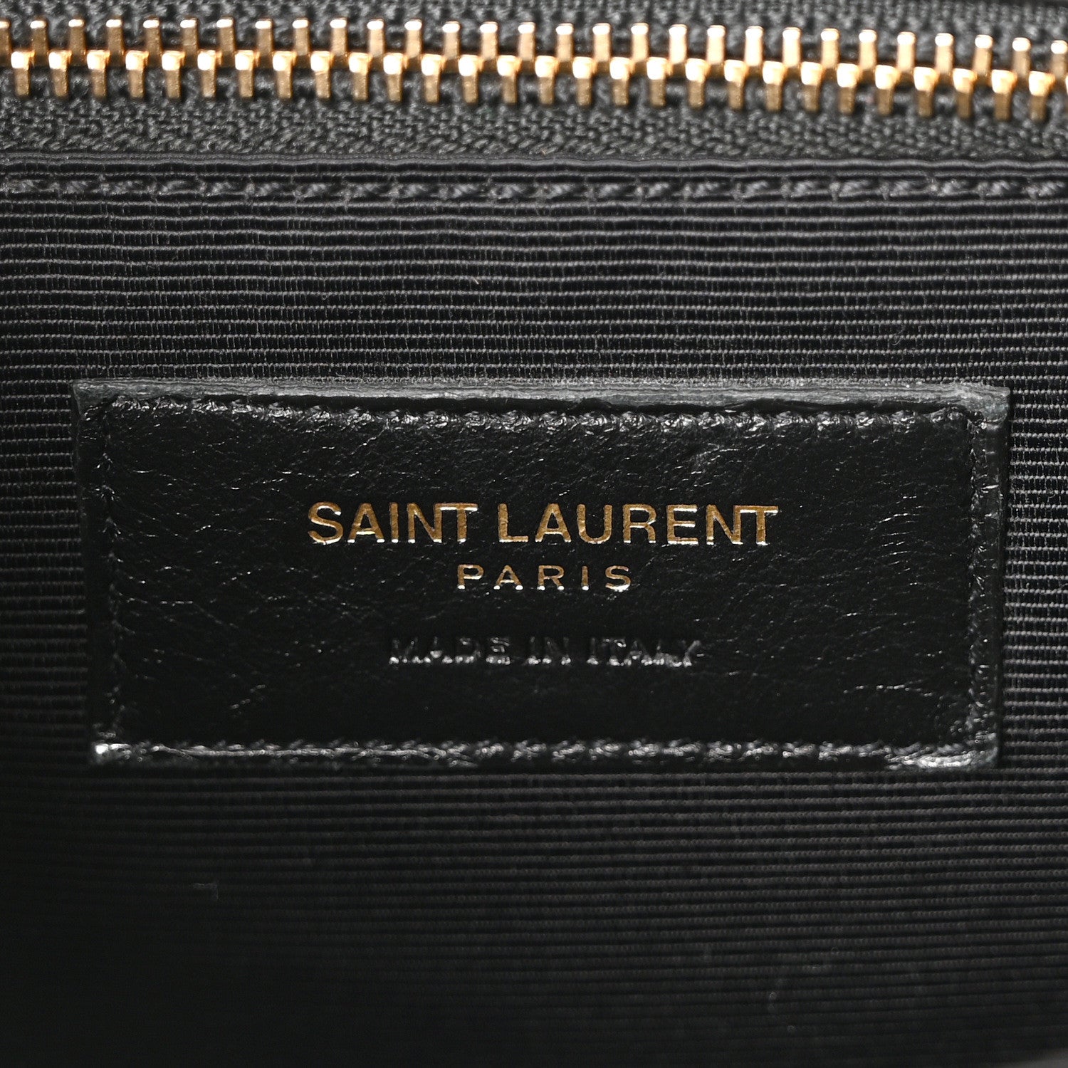 Saint Laurent Textured Calfskin Medium Classic Monogram Universite Bag Black 6 of 9