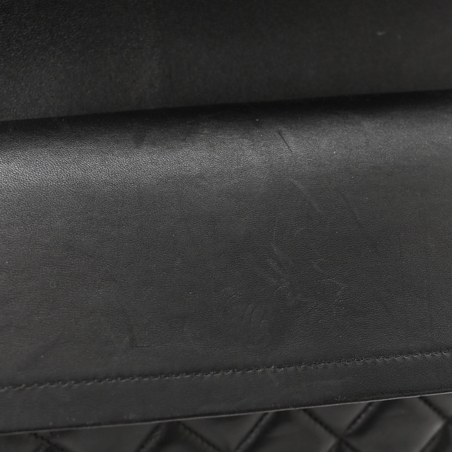 Chanel Lambskin Quilted Jumbo Double Flap Black 11 of 12