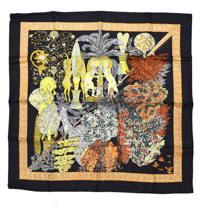 Hermes Silk Les Legendes de L'Arbre Scarf 90 1 of 7