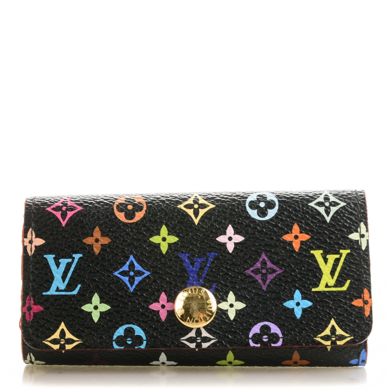 Louis Vuitton Monogram Multicolor Multicles 4 Key Holder Black Grenade 1 of 7