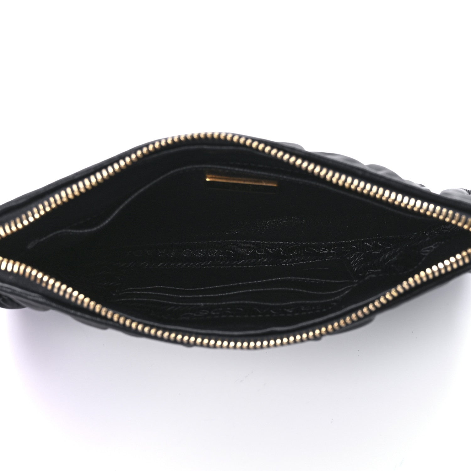 Prada Tessuto Nylon Gaufre Wristlet Black 4 of 11