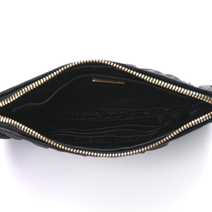 Prada Tessuto Nylon Gaufre Wristlet Black 4 of 11