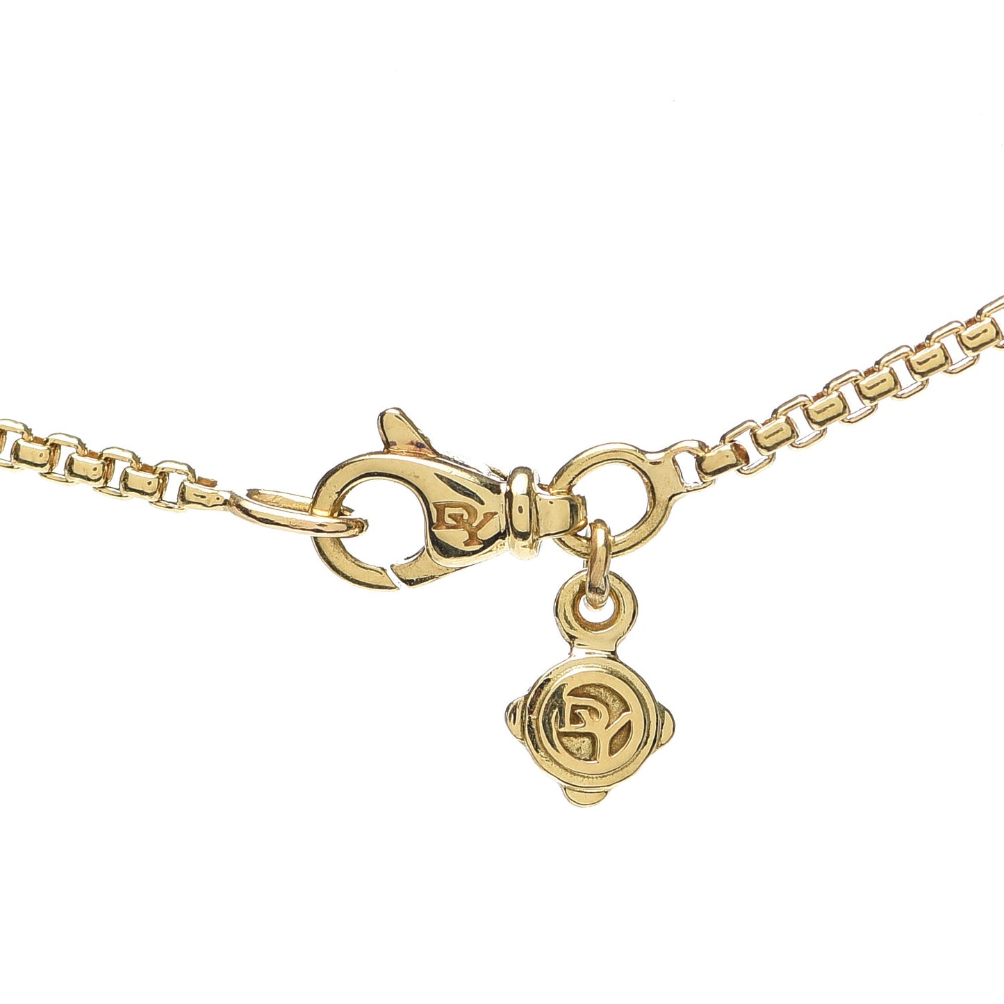 18K Yellow Gold 1.7mm Box Chain Necklace 16"