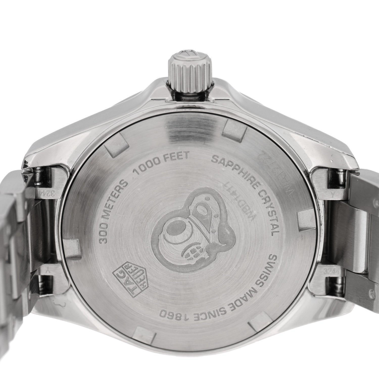 Tag Heuer Stainless Steel Mother of Pearl 27mm Aquaracer Lady Quartz Watch WBD1411 4 of 4