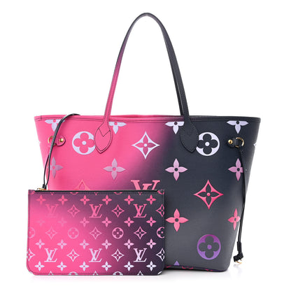 Louis Vuitton Monogram Giant Spring In The City Neverfull MM Midnight Fuchsia 1 of 13
