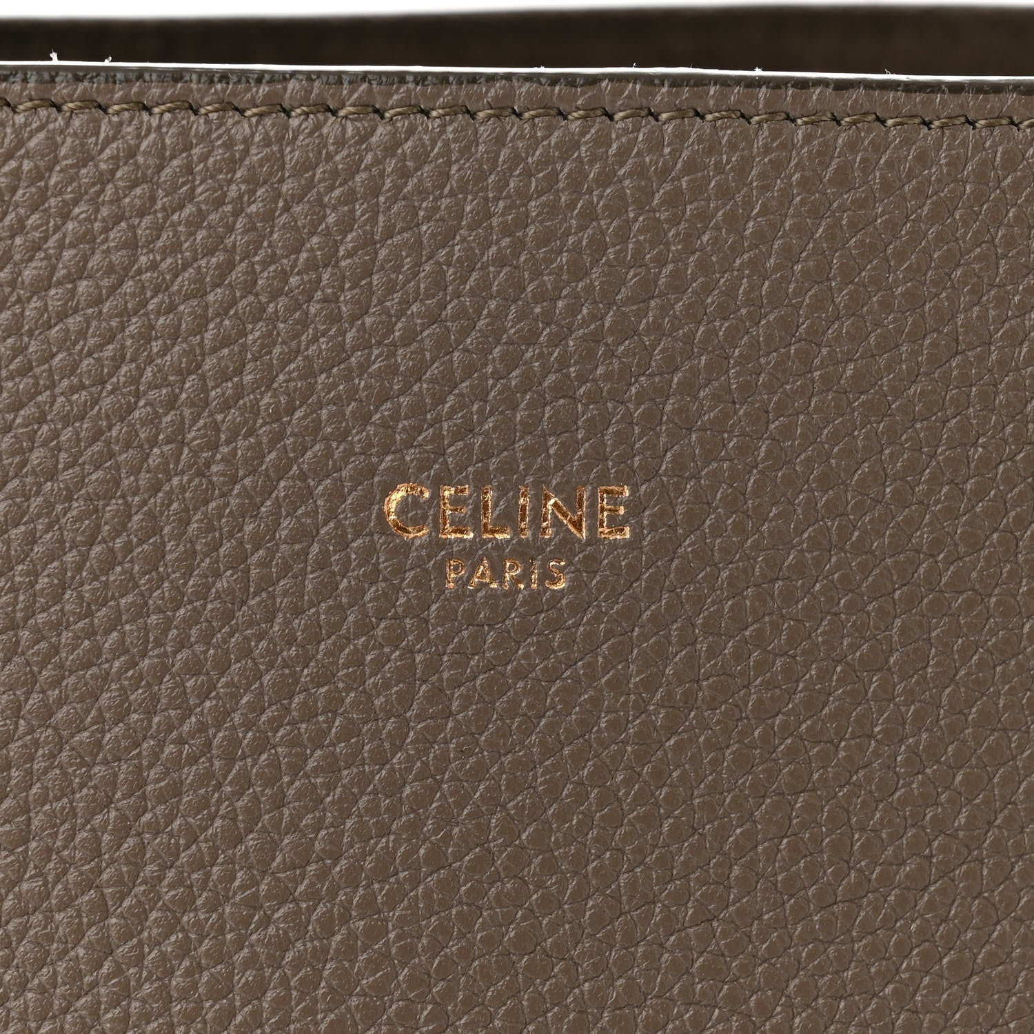 Celine Soft Grained Calfskin Medium Belt Cabas Phantom Taupe 6 of 10
