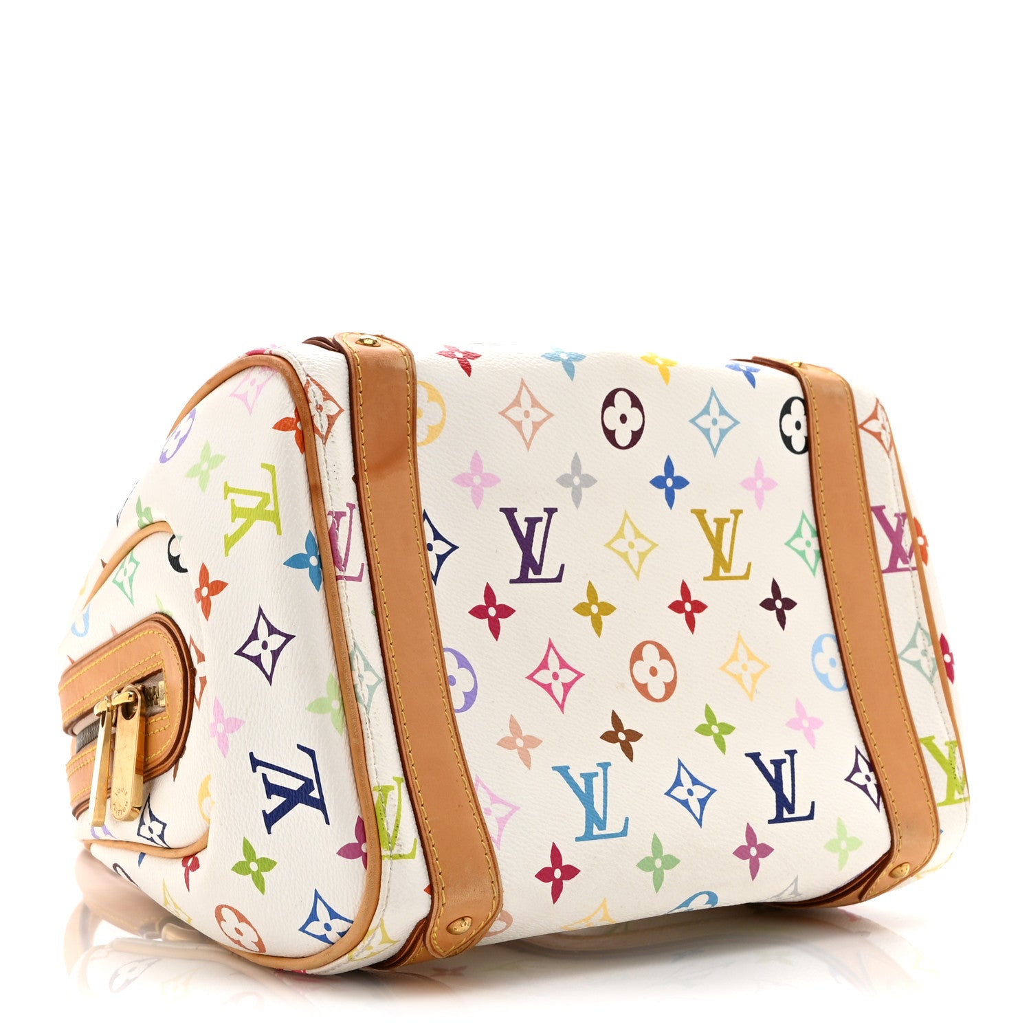 Louis Vuitton Monogram Multicolor Priscilla White 4 of 11
