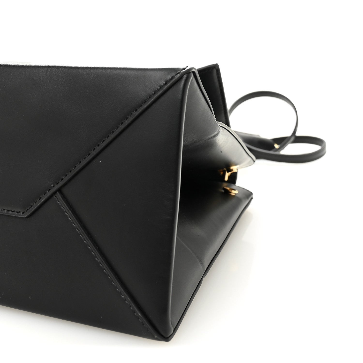 Balenciaga Natural Smooth Calfskin Medium Nano Top Handle Handbag Black 9 of 9