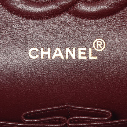 Chanel Lambskin Quilted Medium Double Flap Black 8 of 17