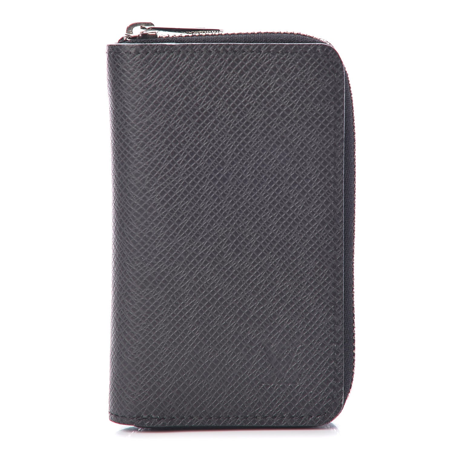Louis Vuitton Taiga Zippy Coin Purse Vertical Black 1 of 8
