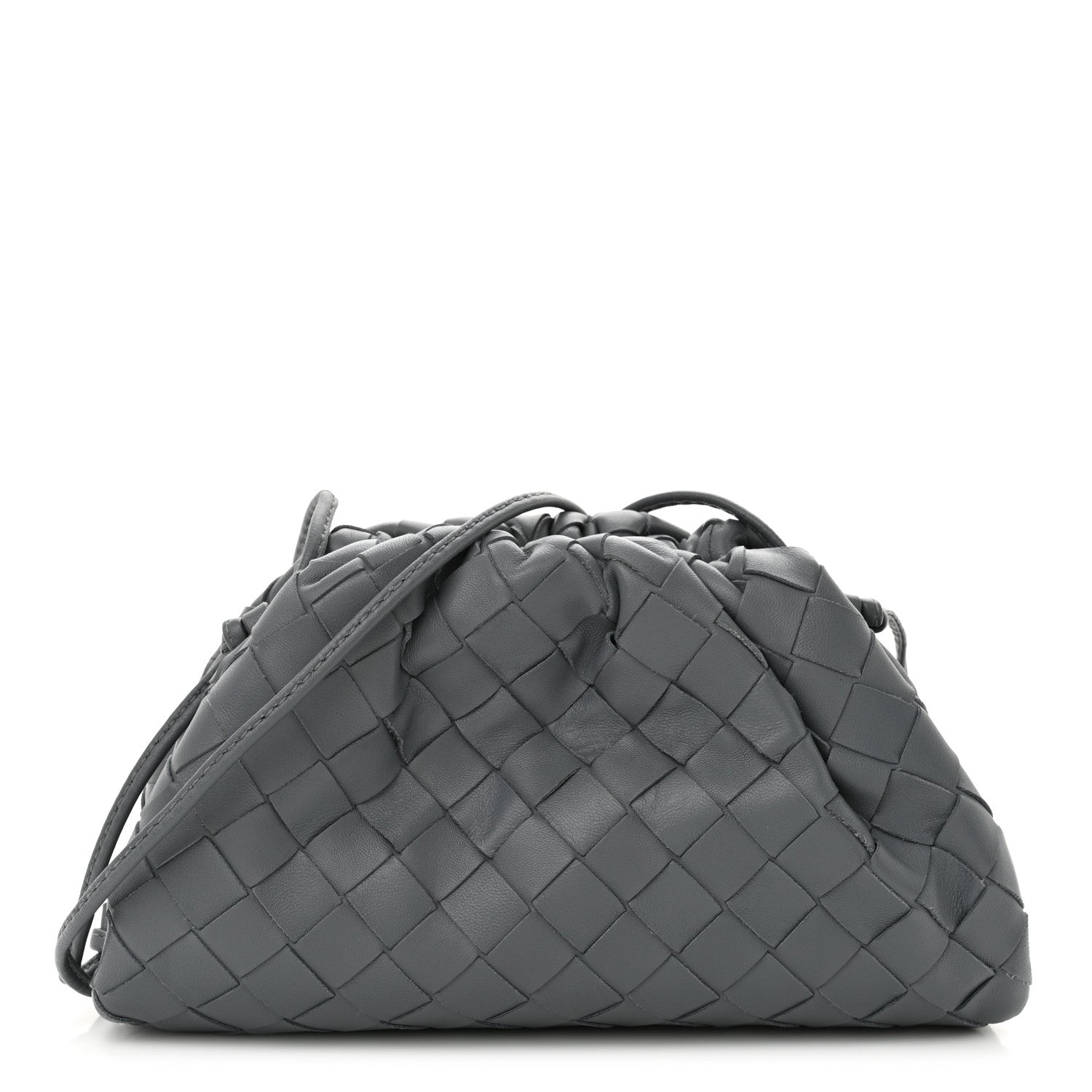 Bottega Veneta Nappa Intrecciato The Mini Pouch Thunder 1 of 11