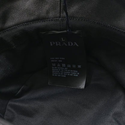 Prada Paillettes Logo Bucket Hat L Black 8 of 8