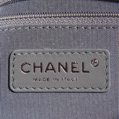 Chanel Iridescent Caviar Quilted Medium French Riviera Flap Red 7 of 9