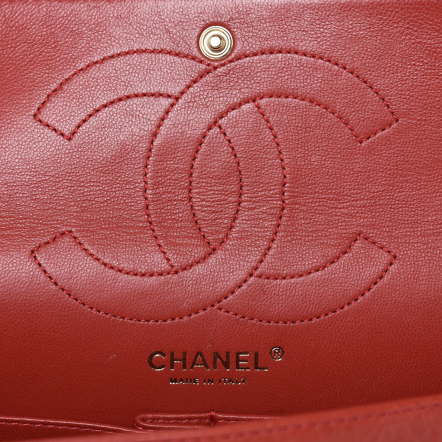 Chanel Aged Calfskin Quilted 2.55 Reissue 226 Flap Red 6 of 14