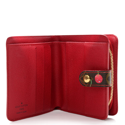Louis Vuitton Monogram Cerises Compact Zippe Wallet 5 of 8