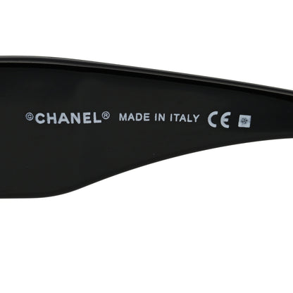Chanel Acetate Camellia CC Sunglasses 5113 Black 6 of 8