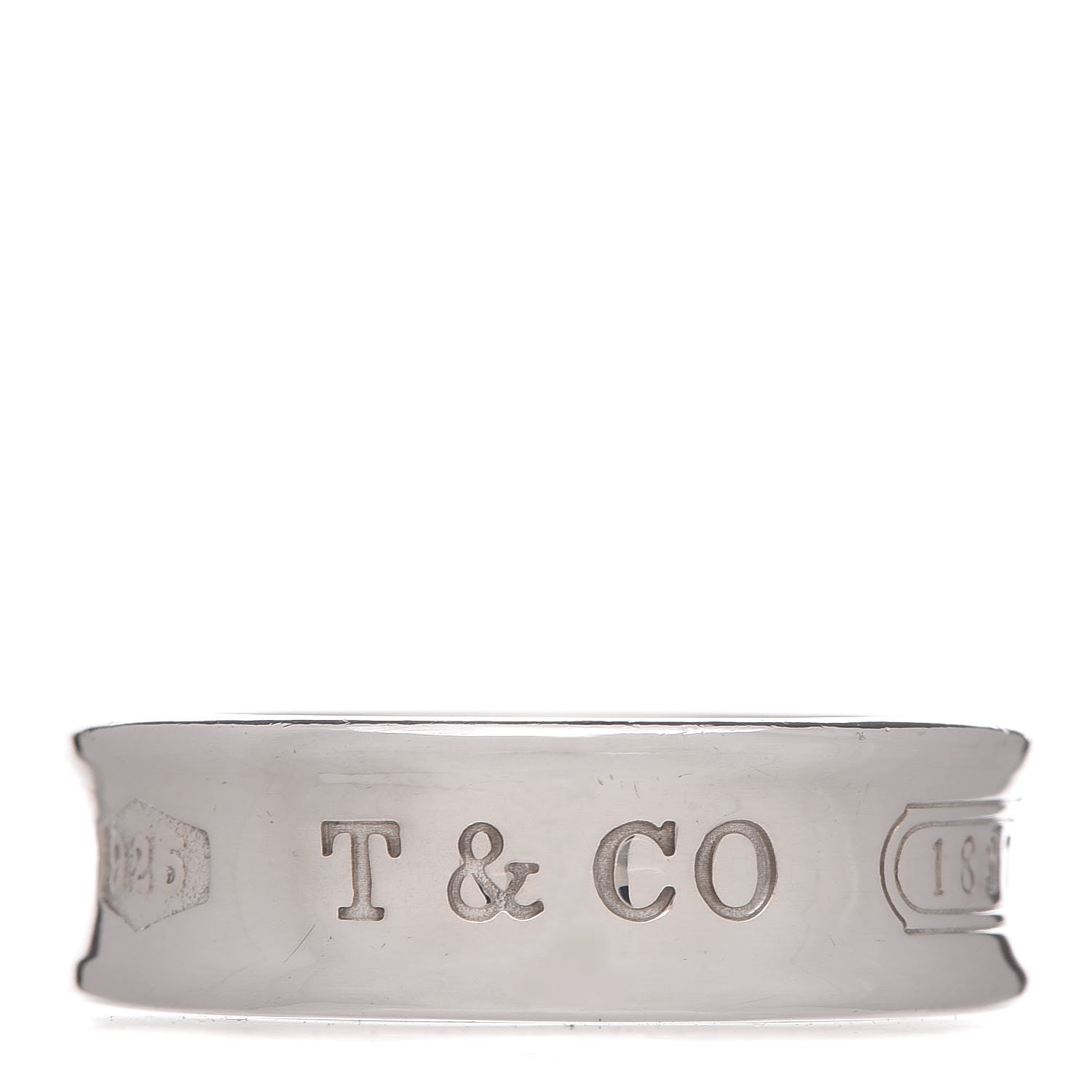 Tiffany Sterling Silver 1837 Ring 58 8.5 1 of 4
