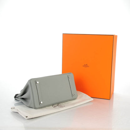 Hermes Togo Birkin 30 Gris Mouette 6 of 28