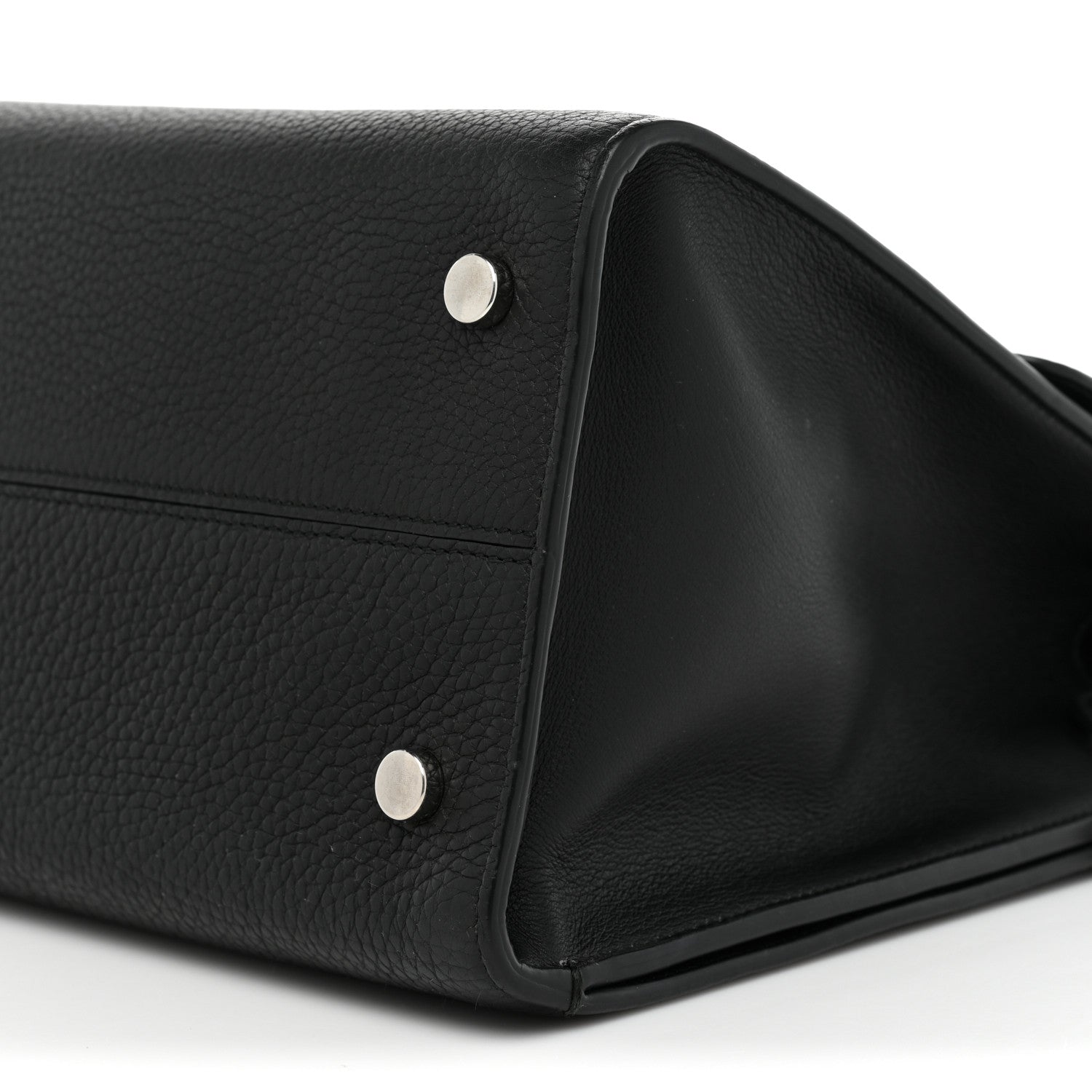 Christian Dior Grained Calfskin Medium Diorever Flap Black 8 of 12