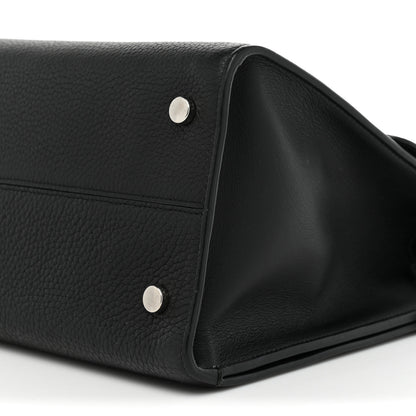 Christian Dior Grained Calfskin Medium Diorever Flap Black 8 of 12
