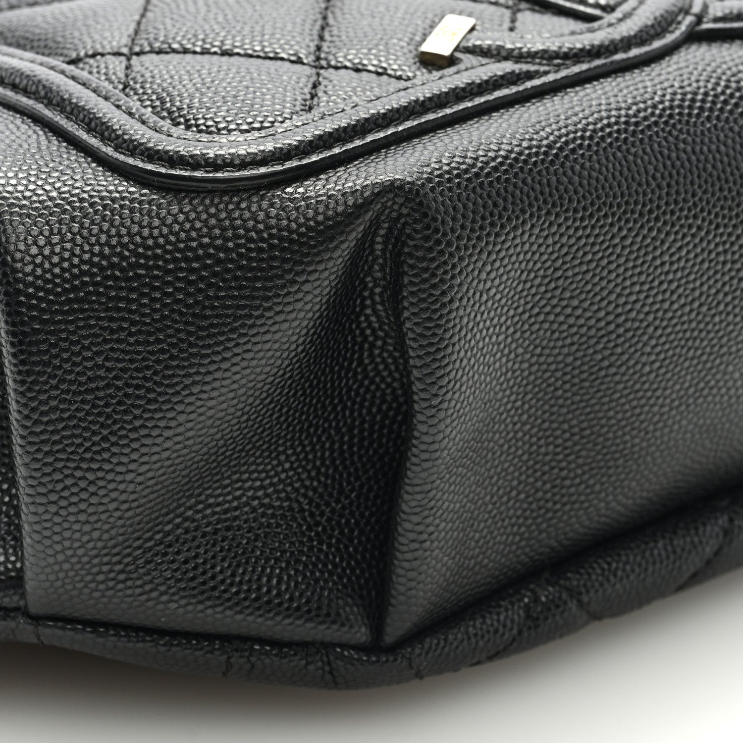 Chanel Caviar Quilted Filigree Waist Bag Black 8 of 9