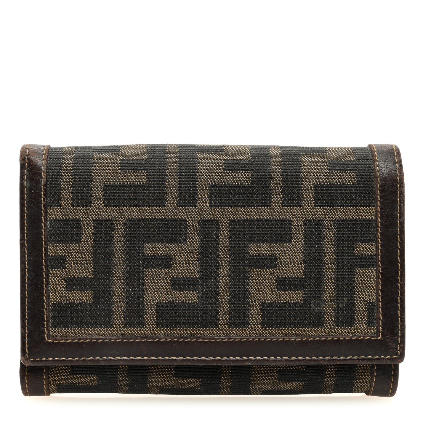 Zucca Compact Wallet Tobacco