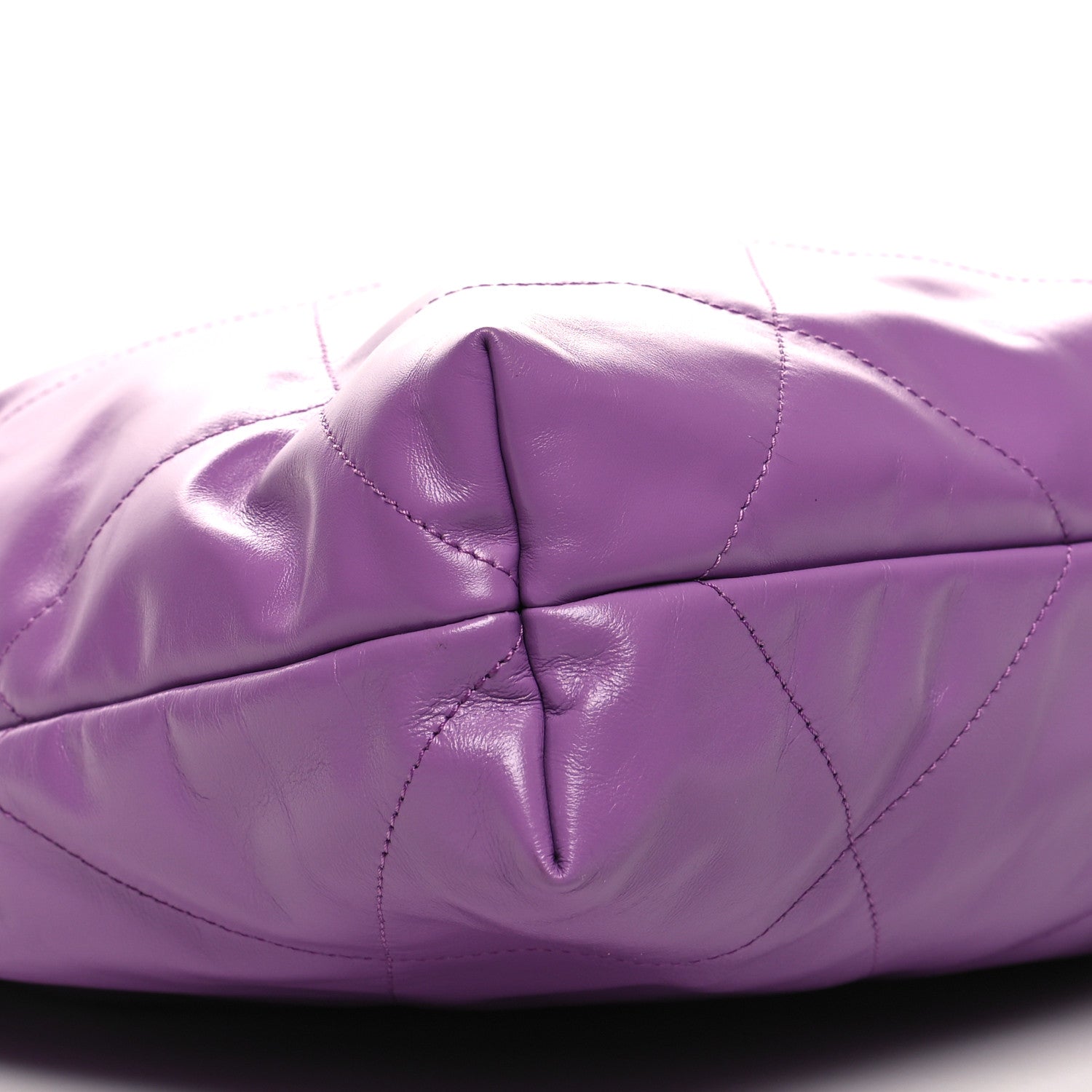 Chanel Shiny Calfskin Quilted Small Chanel 22 Purple 11 of 13