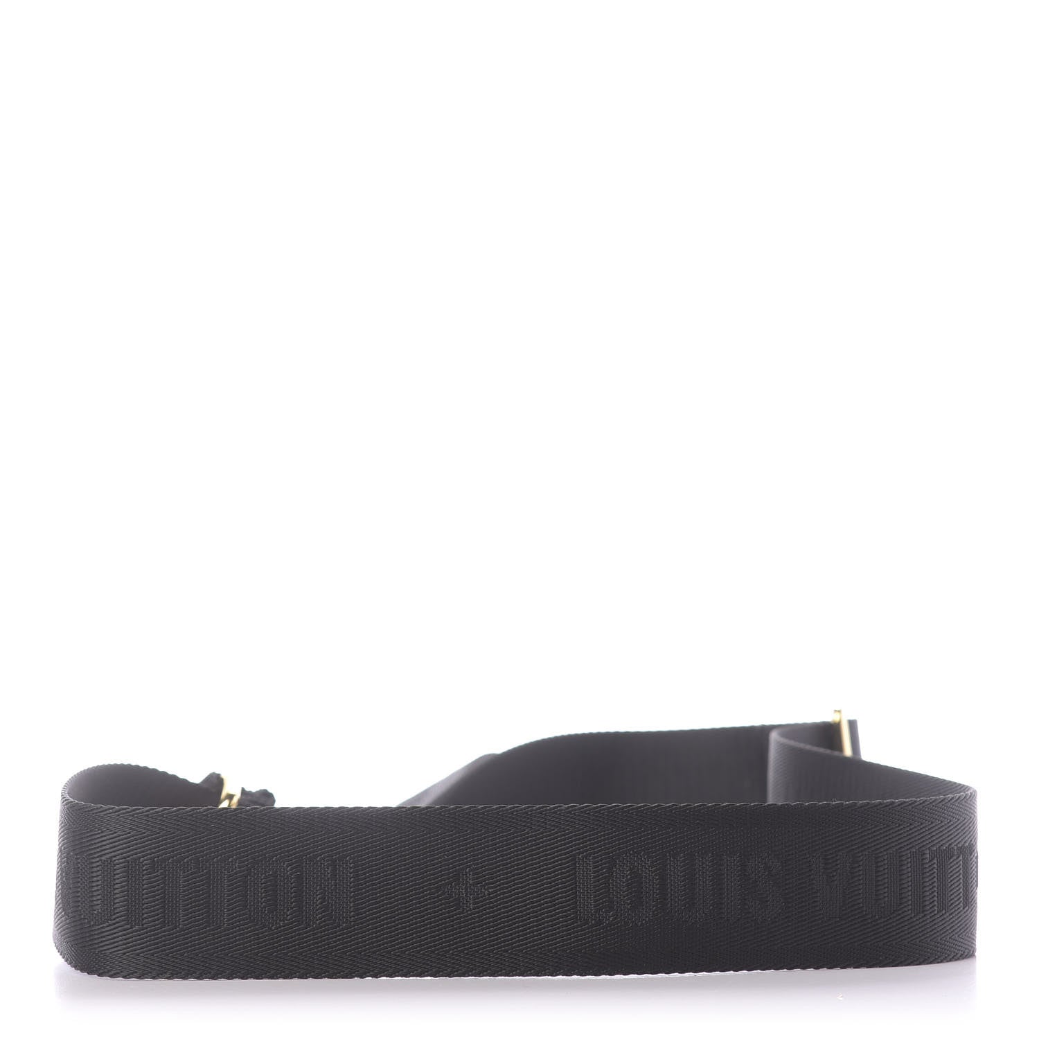 Louis Vuitton Nylon Petite Malle Souple Shoulder Strap Black 3 of 4