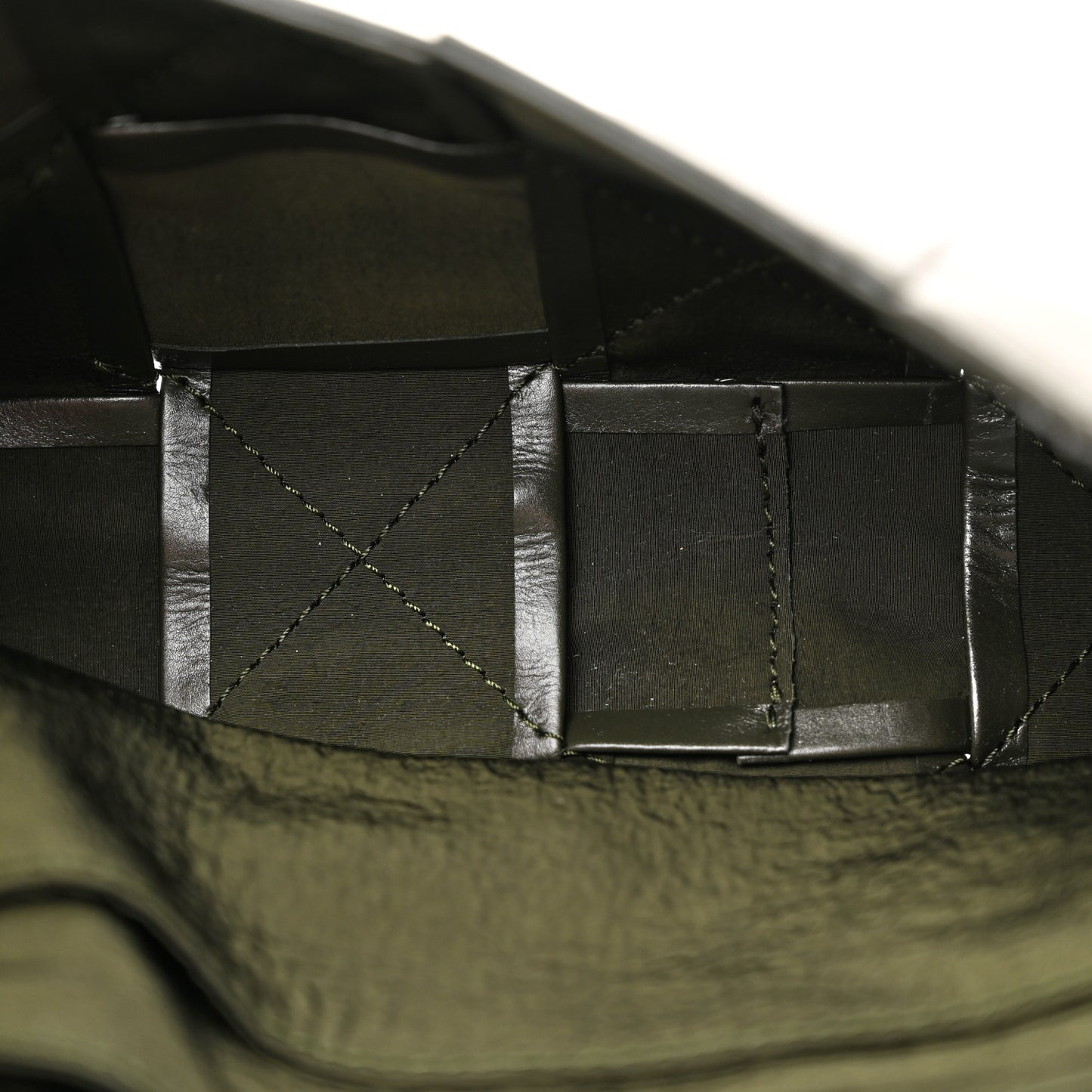 Paper Calfskin Intrecciato Cassette Belt Bag Crocodile