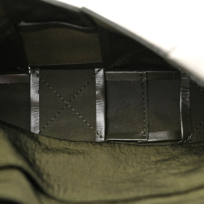 Bottega Veneta Paper Calfskin Intrecciato Cassette Belt Bag Crocodile 5 of 11