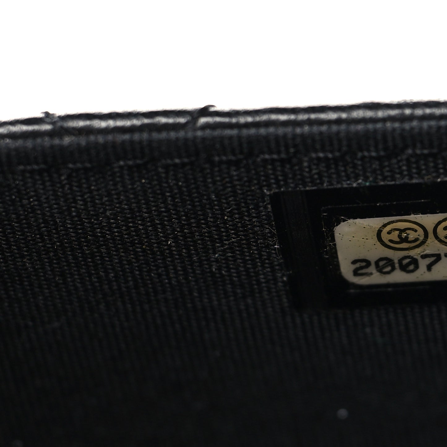 Lambskin Quilted Boy Wallet On Chain WOC Black