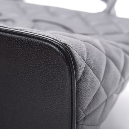 Chanel Caviar Quilted Medallion Tote Black 10 of 12