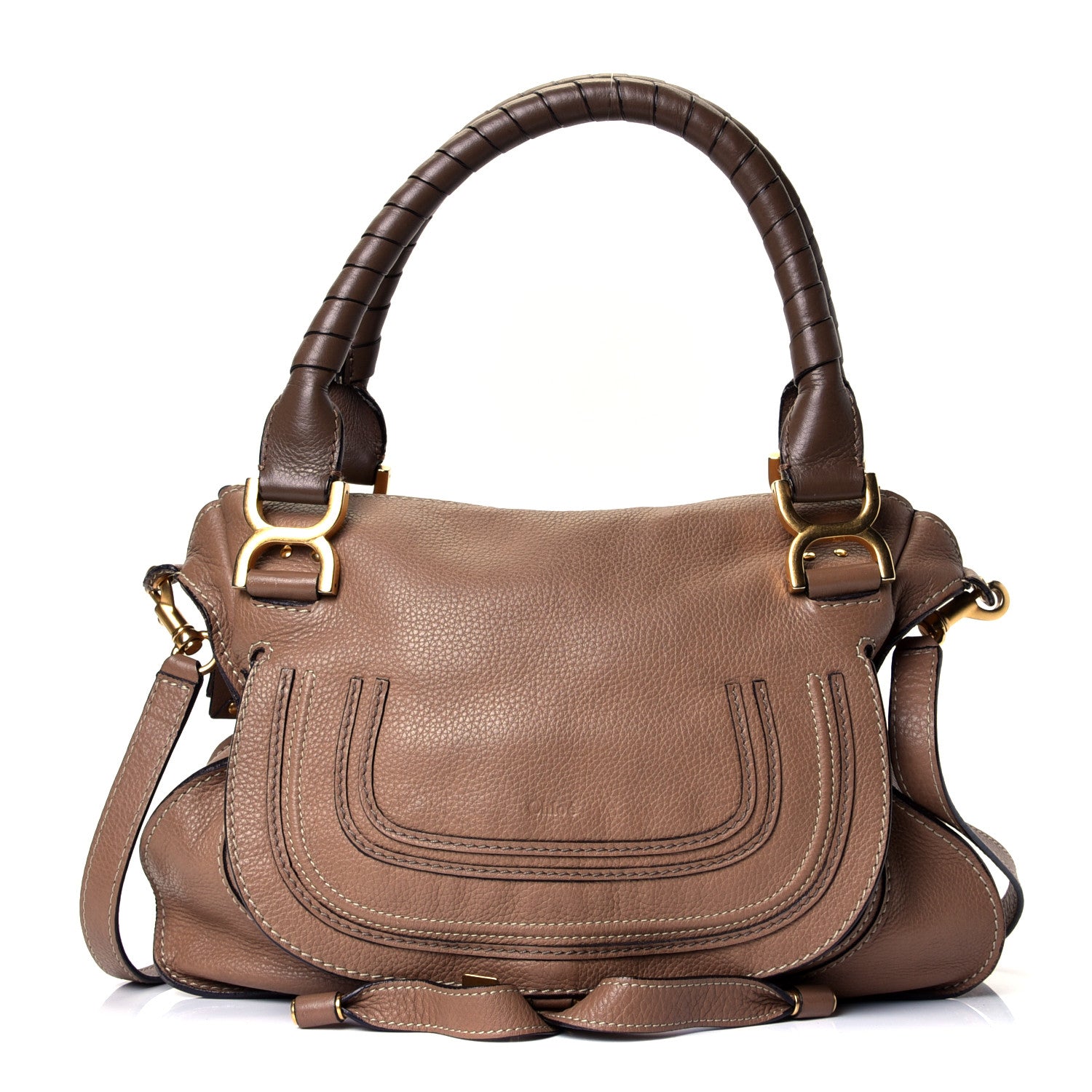 Chloe Calfskin Medium Marcie Satchel Nut 1 of 4