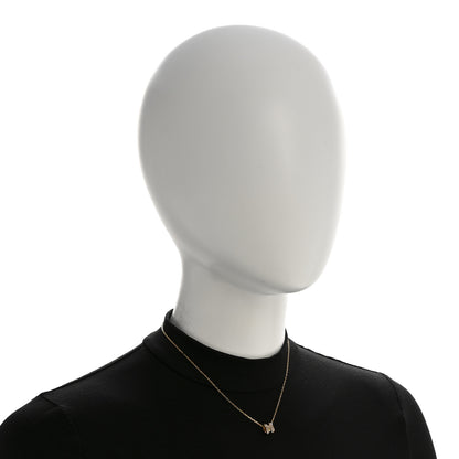 Hermes Lacquered Gold Mini Pop H Pendant Necklace Marron Glace 2 of 8