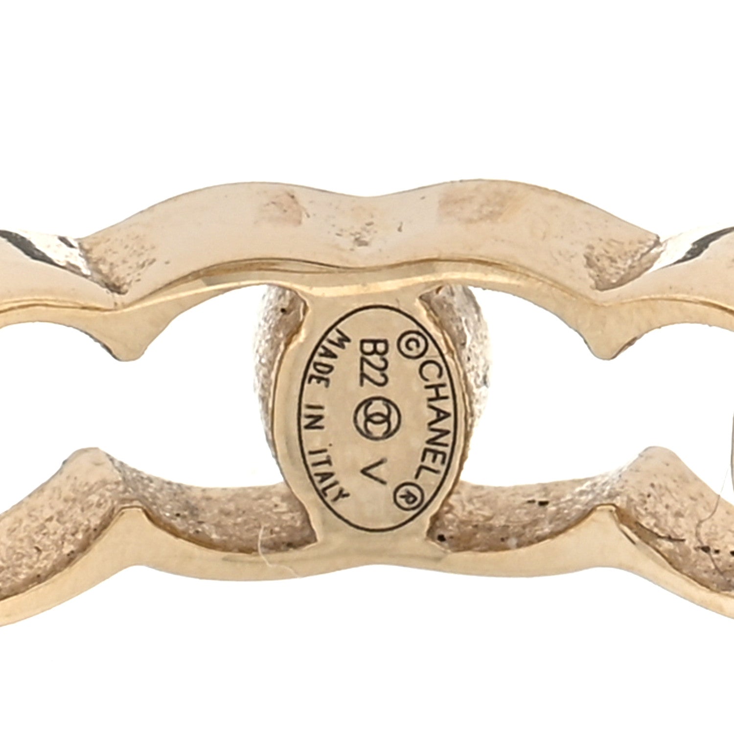 Chanel Metal CC Ring 50/5.25 Gold 4 of 4