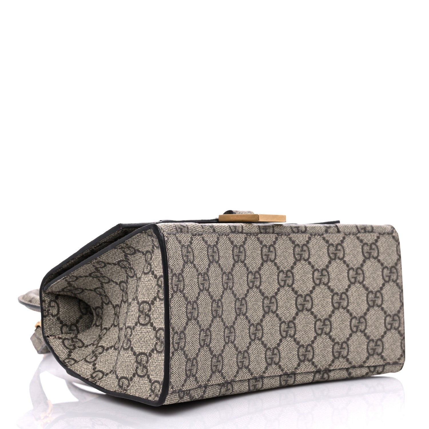 Balenciaga X GUCCI GG Supreme Monogram Small Hourglass Top Handle Bag Beige Ebony 4 of 10