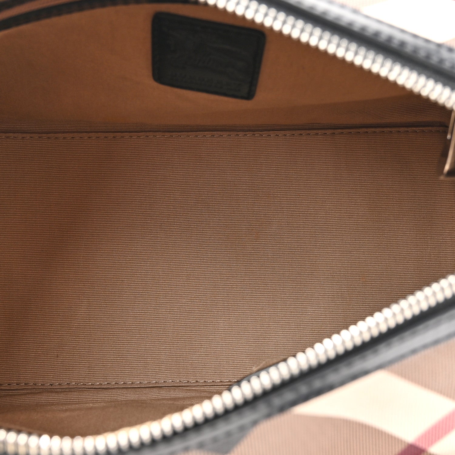 Burberry Nova Check Small Chester Bowling Bag Black 5 of 11