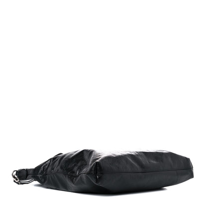 Gucci Fluffy Calfskin Morpheus Tote Bag Black 4 of 10