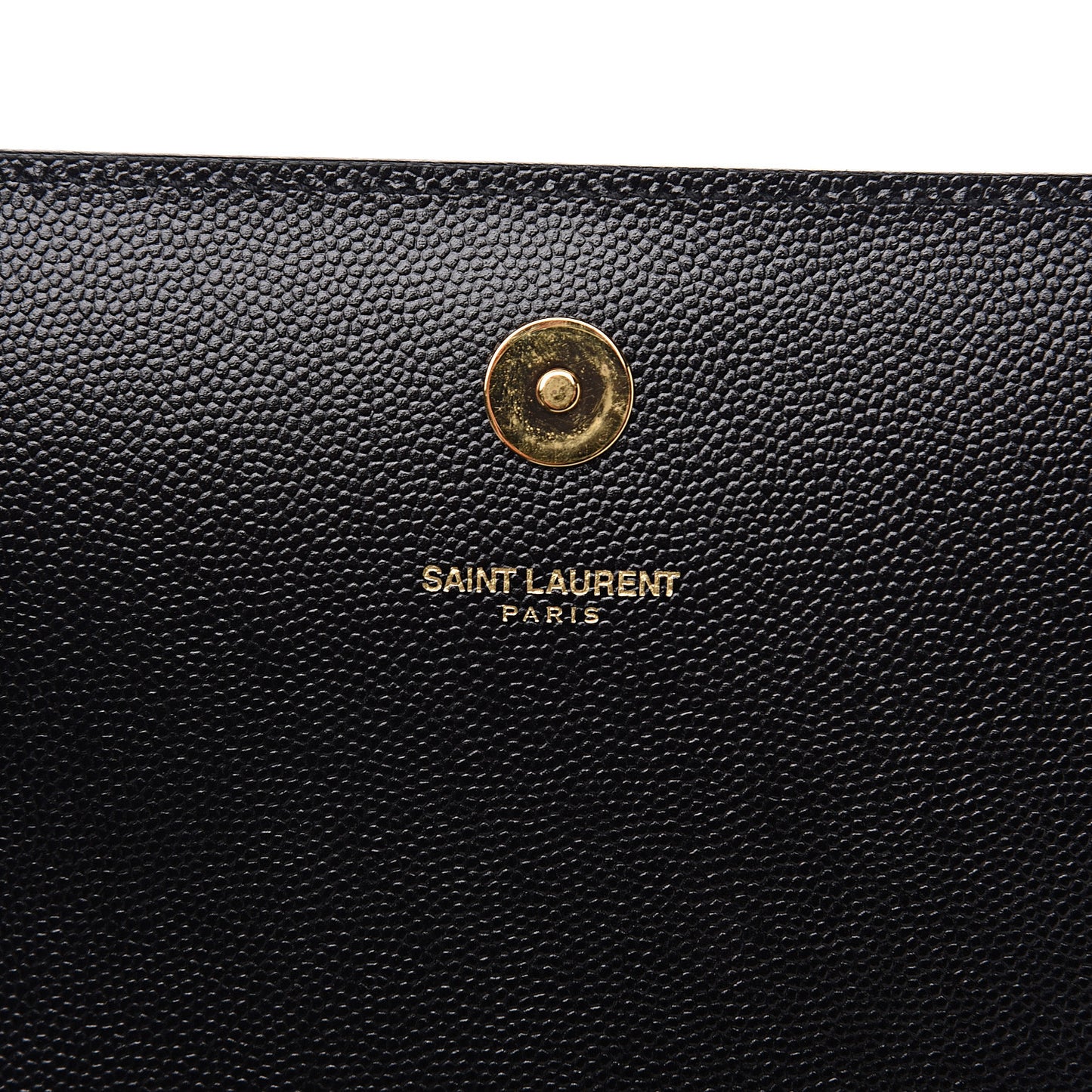 Grain De Poudre Classic Monogram Kate Clutch Black
