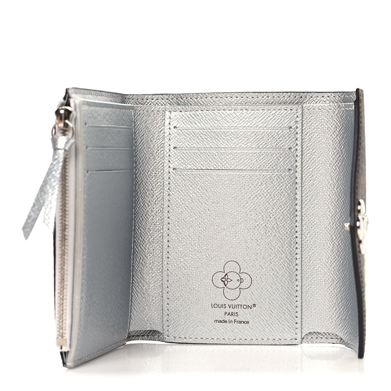 Louis Vuitton Monogram 57th Street NYC Victorine Wallet Silver 5 of 8