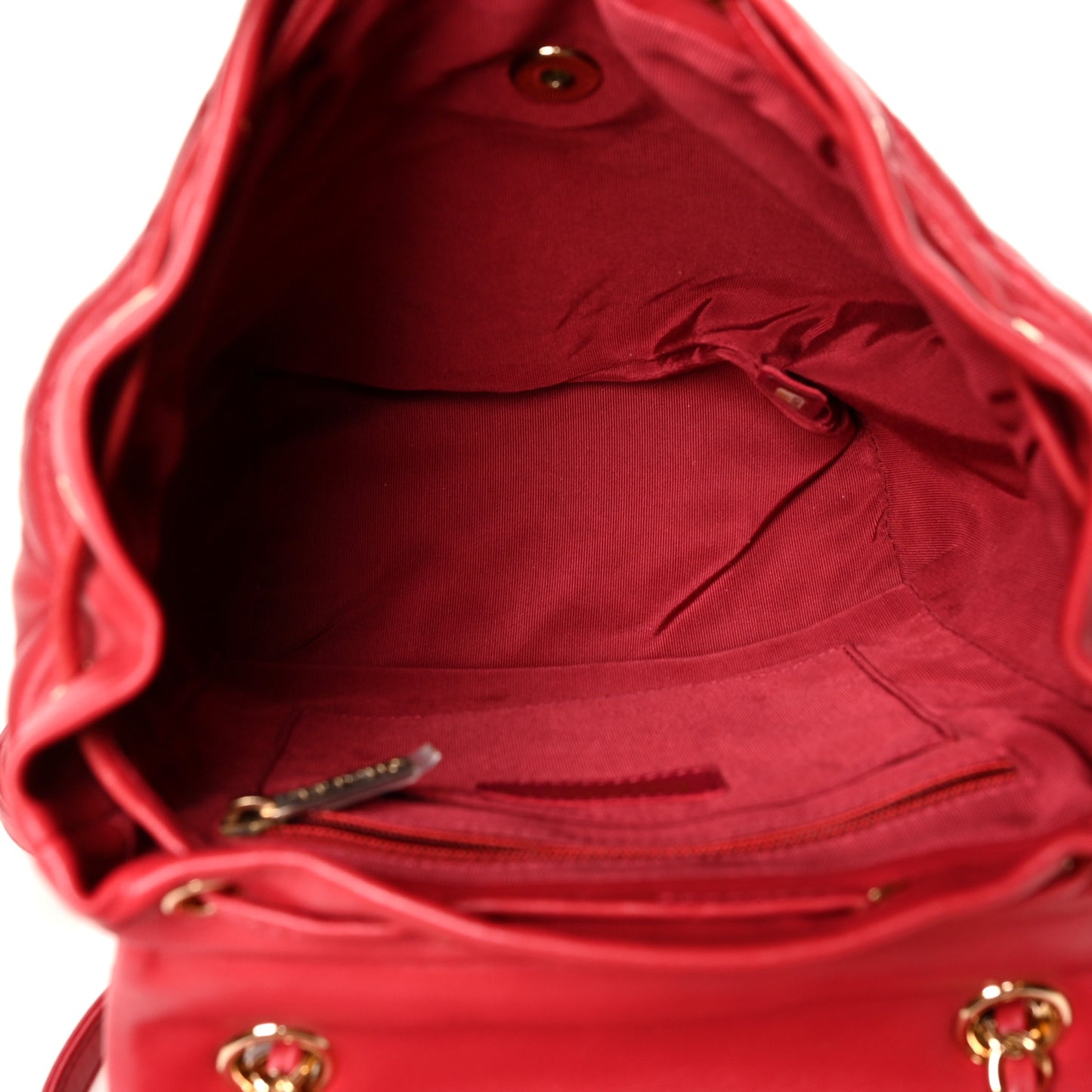 Lambskin Quilted Small Urban Spirit Backpack Dark Pink