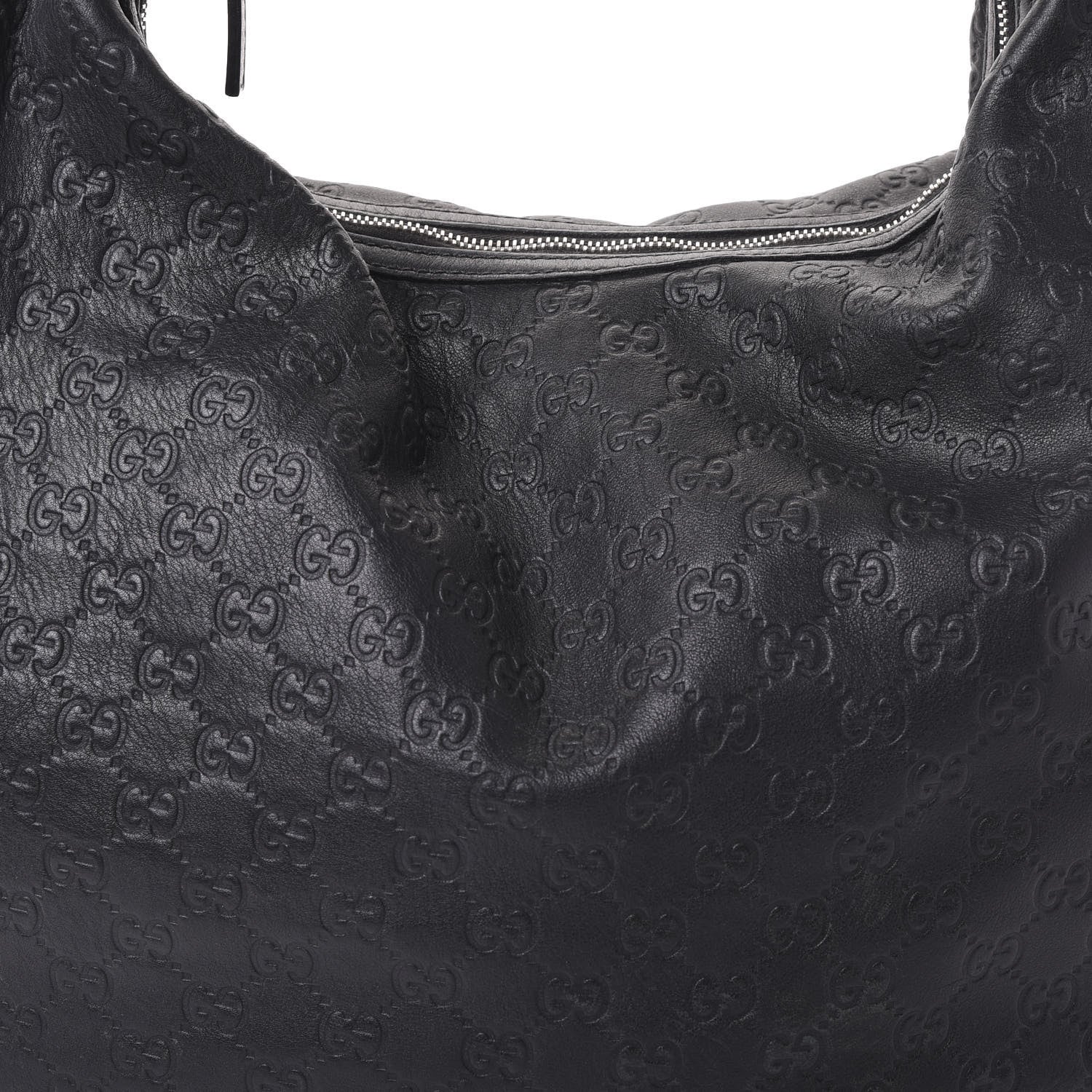 Gucci Guccissima Large GG Twins Hobo Black 9 of 11