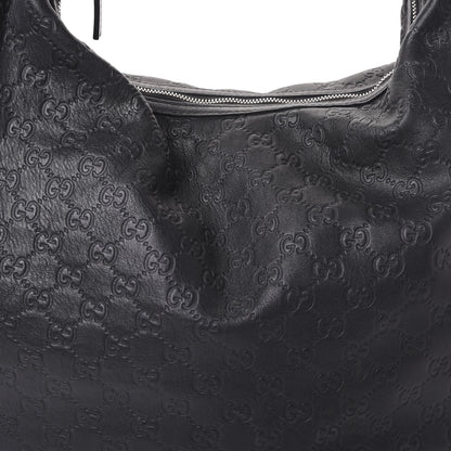 Gucci Guccissima Large GG Twins Hobo Black 9 of 11