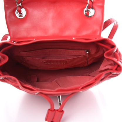Chanel Lambskin Quilted Small Urban Spirit Backpack Red 5 of 12
