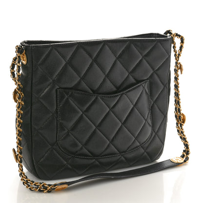 Chanel Caviar Quilted Twist Your Buttons Hobo Black 3 of 10