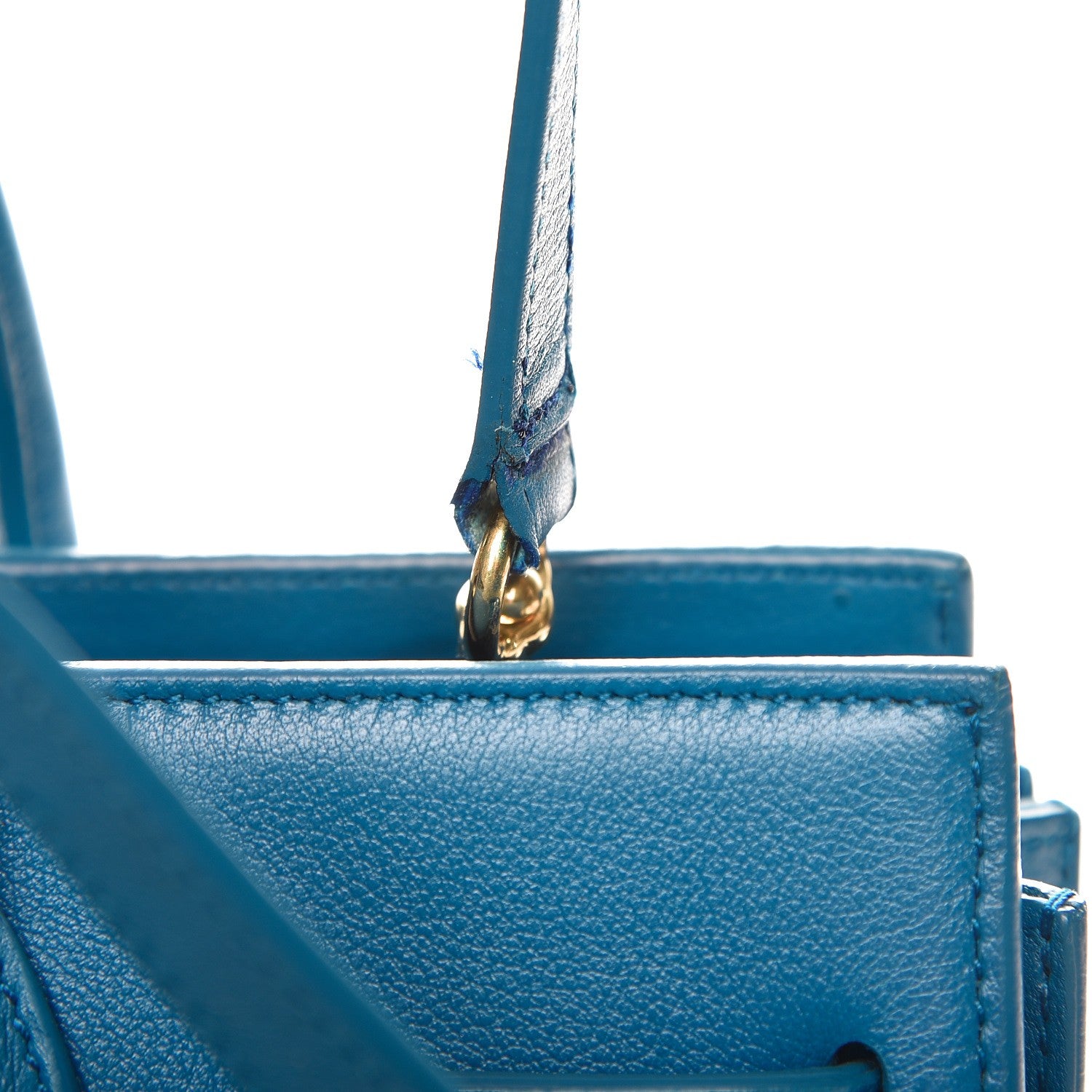 Saint Laurent Calfskin Baby Sac De Jour Indigo 10 of 13