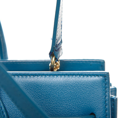 Saint Laurent Calfskin Baby Sac De Jour Indigo 10 of 13