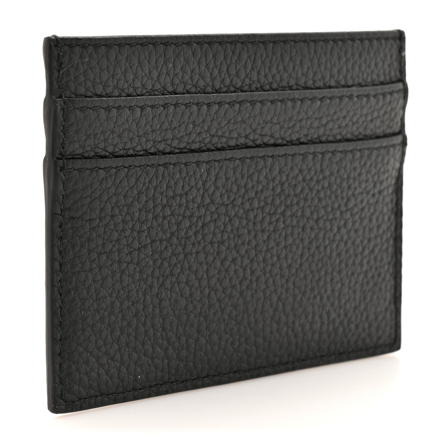 Christian Dior X SHAWN STUSSY Grained Calfskin Bee Card Holder Black 3 of 11