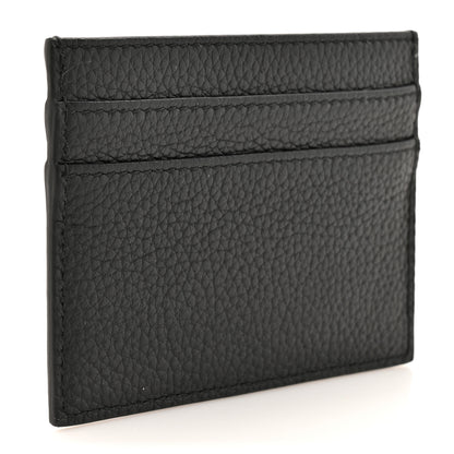 Christian Dior X SHAWN STUSSY Grained Calfskin Bee Card Holder Black 3 of 11