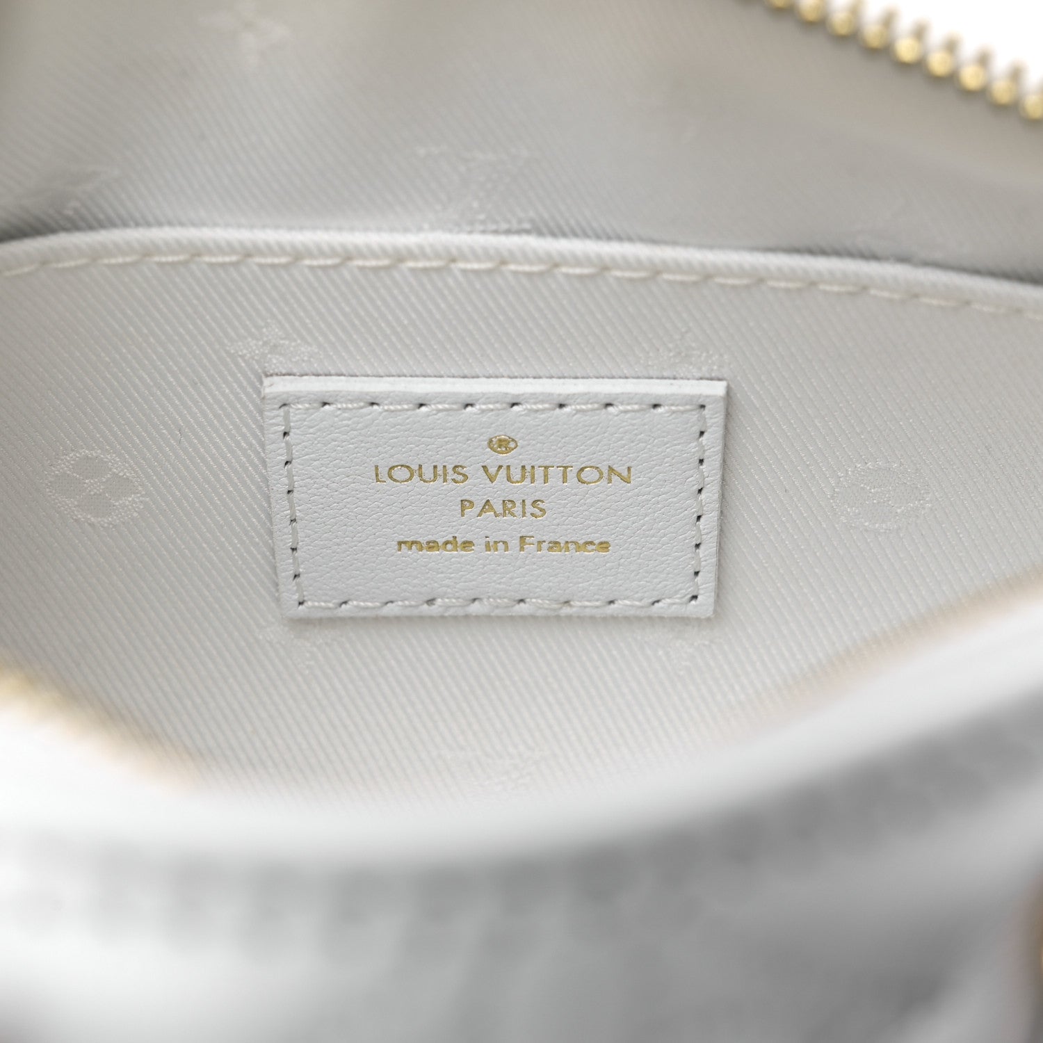 Louis Vuitton Calfskin Bubblegram Papillon BB Snow White 6 of 8